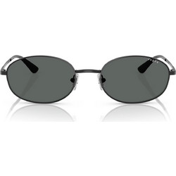 Vogue VO4323S 352/87 Ανδρικά Γυαλιά Ηλίου Οβάλ Μεταλλικά Μαύρα με Μαύρο Φακό