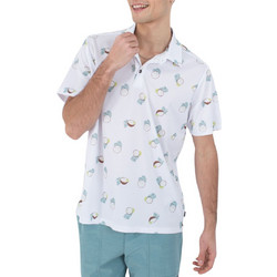 Hurley Ανδρική Μπλούζα Polo Κοντομάνικη Λευκή MKT0009200-H111