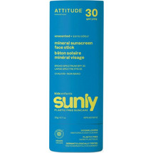 Attitude Sunly Παιδικό Αντηλιακό Stick Προσώπου SPF30 60gr
