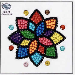 Craft Buddy Mandala Καμβάς Diamond Painting Kit 9x9cm CAMK-29