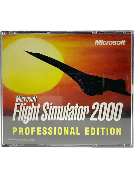 Microsoft Flight Simulator 2000 Professional Edition Used PC