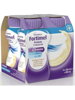 Nutricia Fortimel Protein 1.5 kcal Βανίλια 18gr Πρωτεΐνη 4x200ml