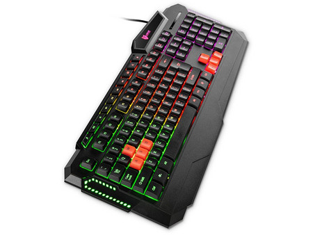 Liocat KX756C Gaming Πληκτρολόγιο RGB Black