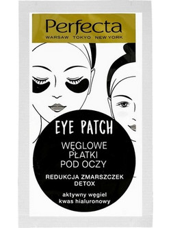 Perfecta Hydrogen Charcoal Black Eye Patches με Άνθρακα