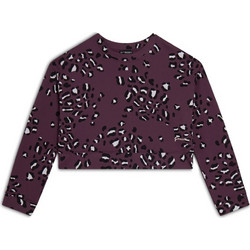 Freddy Γυναικείο Αθλητικό Crop Top Μπορντό F4WMCS7C-ANI102