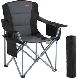 Vevor Καρέκλα Παραλίας Μαύρη HWZDYCY450LBSFODNV0