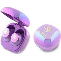 Guess 4G Logo Mini Ακουστικά Bluetooth In Ear Ανθεκτικά στο Νερό Purple