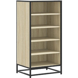 vidaXL Παπουτσοθήκη Ξύλινη Sonoma M48xΠ38xY97.5cm 849205