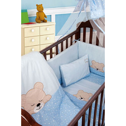 Dimcol Sleeping Bear Cub 13 Κουνουπιέρα Κούνιας Γαλάζια 490x160cm