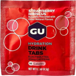GU Hydration Drink Strawberry Hibiscus 1 Αναβράζον Δισκίο