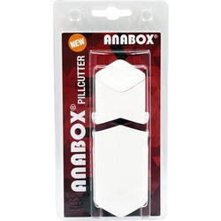 Anabox Θήκη Χαπιών με Κόφτη Λευκή