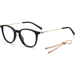 Missoni MMI0066 807 Γυναικείος Σκελετός Γυαλιών Οράσεως Κοκάλινος Μεταλλικός Χρυσός Μαύρος