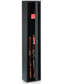 Technomax TCH/3 Οπλοκιβώτιο Ατσάλινο 3 Θέσεων 125.5x24.5x20.5cm Μαύρο