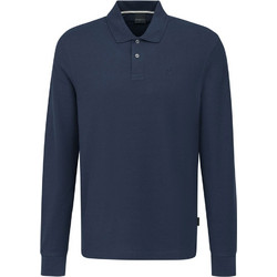 Bugatti Ανδρική Μπλούζα Polo Μακρυμάνικη Navy Μπλε 8130-65030B-380