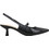 Nine West CALUN9X93 Γόβες Slingback Λουστρίνι με Λεπτό Χαμηλό Τακούνι Μαύρες CALUN9X9301-BLK01