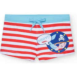 Boboli Βρεφικό Μαγιό Boxer για Αγόρι Κόκκινο Γαλάζιο 818018-9296