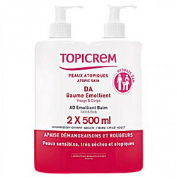 Topicrem DA Emollient Balm 2x500ml