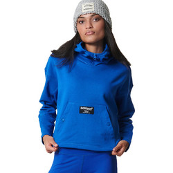 Body Action Γυναικείο Αθλητικό Crop Top με Κουκούλα Royal Blue 061434-04G