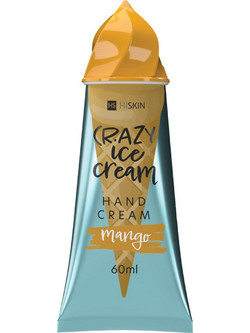 HISKIN Crazy Ice Cream Mango Ενυδατική Κρέμα Χεριών 60ml