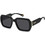 Polaroid Eyewear PLD6223SX 807M9 Ανδρικά Γυαλιά Ηλίου Τετράγωνα Κοκάλινα Μαύρα με Μαύρο Φακό
