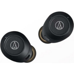 Audio Technica ATH-CKS30TW+ Ακουστικά Bluetooth In Ear Ανθεκτικά στο Νερό Black