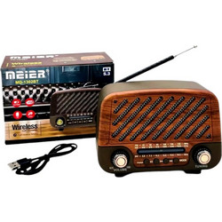 Retro MD-1302 BT Light Brown Wood
