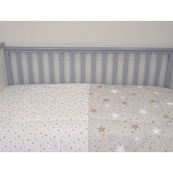 Ωμέγα Bebe Stars Βρεφικό Πάπλωμα Κούνιας 150x105cm Καφέ
