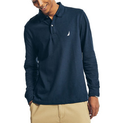 Nautica Ανδρική Μπλούζα Polo Μακρυμάνικη Navy Μπλε 3NCK47104-444