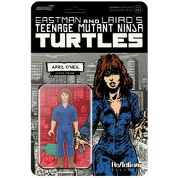 Super7 Teenage Mutant Ninja Turtles ReAction April O'Neil Comic Color 10cm