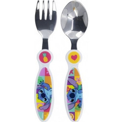 Stor Disney Stitch Σετ Βρεφικό Πιρούνι & Κουτάλι 12m+ Πολύχρωμο 2τμχ 75018