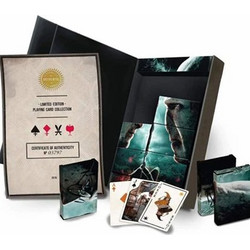 Cartamundi Harry Potter Limited Edition Σετ Τράπουλες Χάρτινες 8τμχ Μαύρες 5411068200380