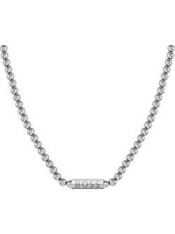 Hugo Boss Κολιέ από Ατσάλι Ασημί 1580656