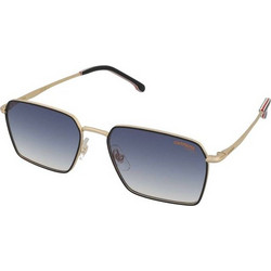 Carrera CA356/S RHL08 Ανδρικά Γυαλιά Ηλίου Τετράγωνα Μεταλλικά Χρυσά με Μπλε Φακό