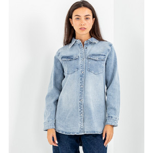 My Essential Wardrobe Μακρυμάνικο Γυναικείο Πουκάμισο Τζιν Mονόχρωμο Γαλάζιο 10704877 My Essential Wardrobe Μακρυμάνικο Γυναικείο Πουκάμισο Τζιν Mονόχρωμο Γαλάζιο 10704877