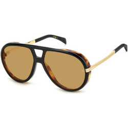 David Beckham DB99 XWYVS61 Ανδρικά Γυαλιά Ηλίου Aviator Ταρταρούγα Χρυσό με Καφέ Φακό
