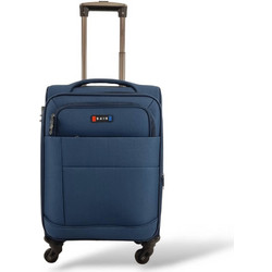 Rain RB2007-20 Βαλίτσα Καμπίνας 56x38x22cm με 4 Ρόδες Μπλε