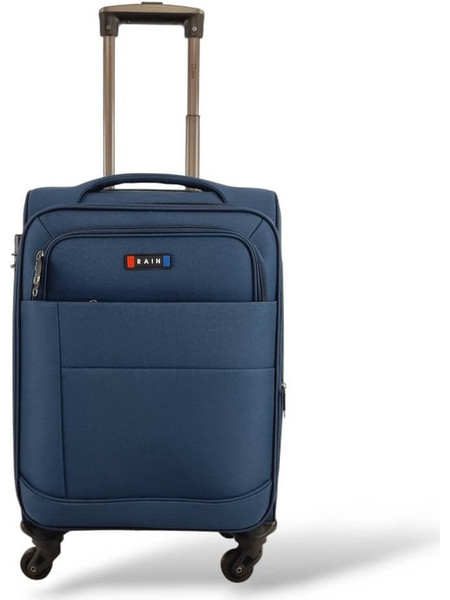 Rain RB2007-20 Βαλίτσα Καμπίνας 56x38x22cm με 4 Ρόδες Μπλε