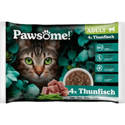 Pawsome Adult with Tuna in Sause 4x85gr