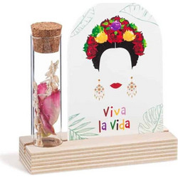 Parisis Μπομπονιέρα Βάπτισης Καδράκι Frida Kahlo από Plexiglass & Ξύλο 03023702
