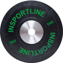 Insportline Δίσκος Ολυμπιακού Τύπου Bumper 25kg Φ50mm