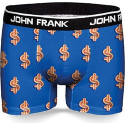 John Frank Hot Dollar Ανδρικό Μποξεράκι Royal Blue JFBD322