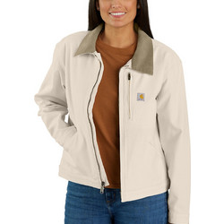 Carhartt Γυναικείο Μπουφάν Σακάκι Κοντό Εκρού 106208-NAT