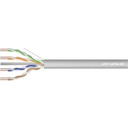 TOPELCOM U/UTP Cat.6a Καλώδιο Δικτύου Ethernet 1m Grey 02.004.0071
