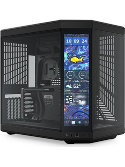 Hyte Y70 Touch Infinite Black Midi Tower Κουτί Υπολογιστή με Πλαϊνό Παράθυρο
