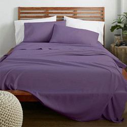 Lino Home Σεντόνι Μονό Βαμβακερό 170x260 Claro Mauve