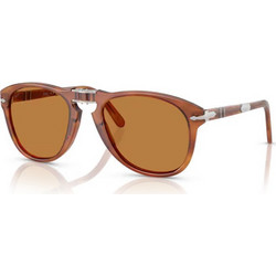 Persol PO0714SM 96/73 Γυναικεία Γυαλιά Ηλίου Aviator Κοκάλινα Καφέ με Καφέ Φακό