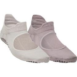 Under Armour Breathe Balance Γυναικείες Κάλτσες Σοσόνια Γκρι Nude 2Pack 1373336-015