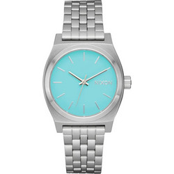 Nixon Time Teller Γυναικείο Ρολόι με Ασημί Μεταλλικό Μπρασελέ A1130-2084-00