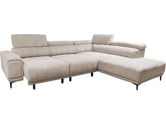 Woodwell Massimo Καναπές Αριστερή Γωνία Μπεζ 289x107x90cm Ε983,1L