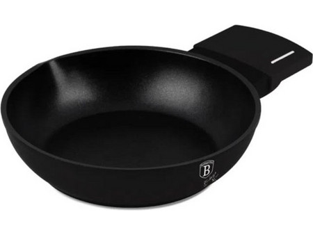 Berlinger Haus Mini Matte Black Collection Wok Αλουμινίου Αντικολλητικό 16cm BH-8193